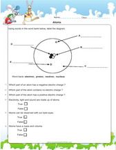 6th Grade Science Worksheets Atoms