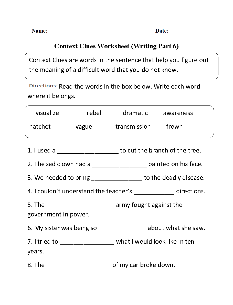 6th Grade Science Worksheets Pdf Free