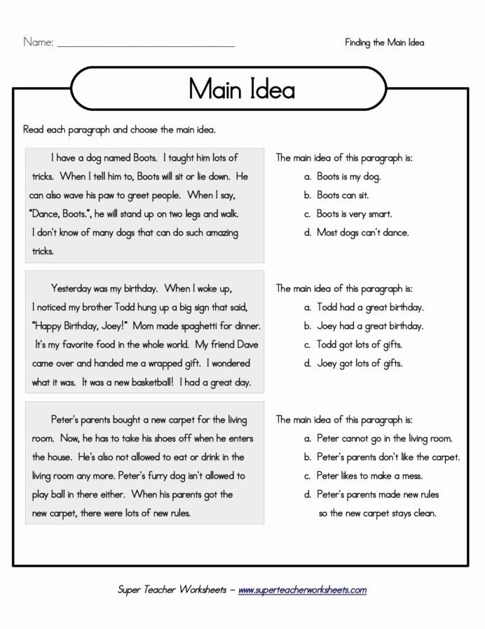 5th Grade Language Arts Worksheets Free Printable