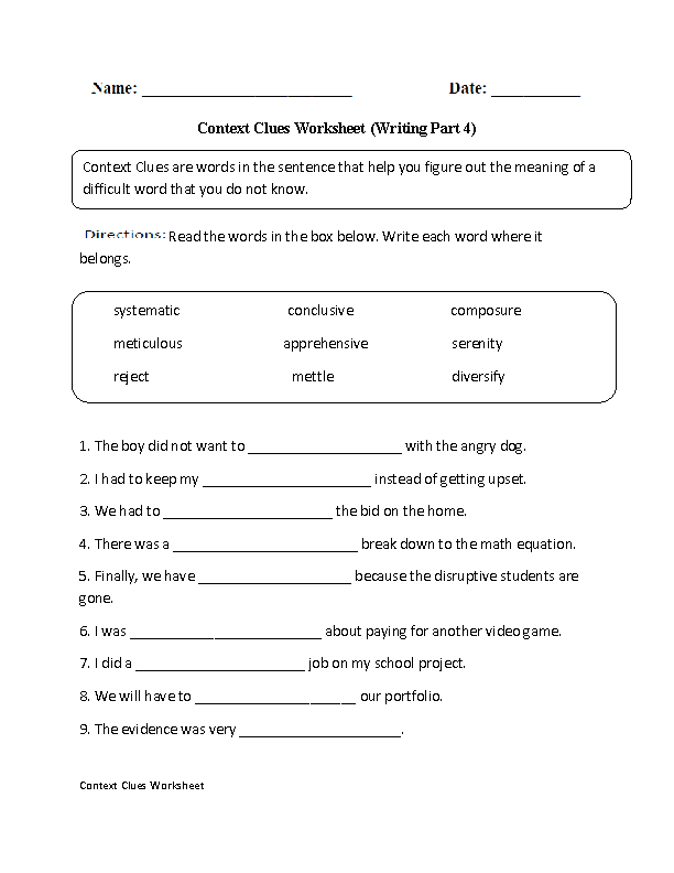 5th Grade Grammar Worksheets With Answers