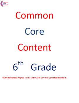 6th Grade Math Common Core Ratios And Proportions Worksheets