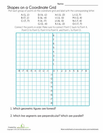 6th Grade Geometry Worksheets