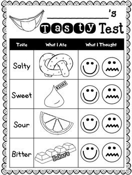5 Senses Worksheet For 1st Grade