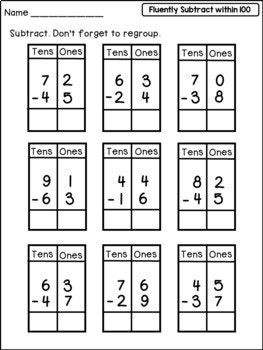 Addition And Subtraction Worksheets 2nd Grade