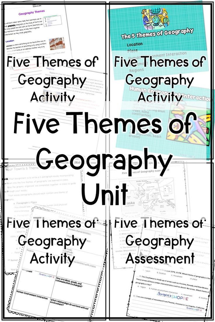 5 Themes Of Geography Worksheet Answers