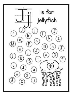 Letter J Worksheets Printable