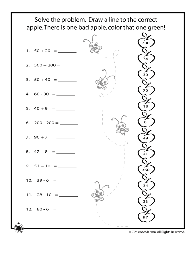 3rd Grade Worksheets Addition