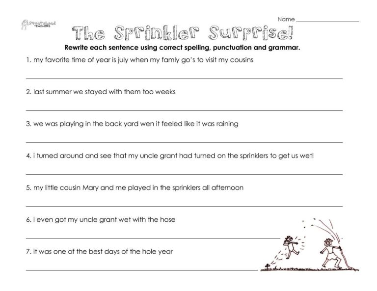 Year 6 English Worksheets Pdf