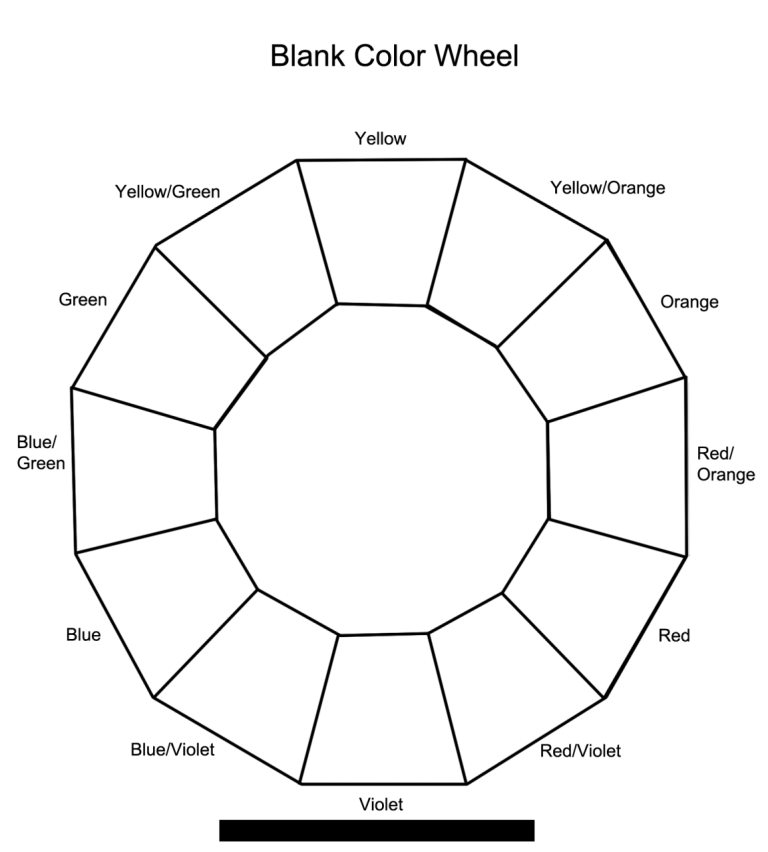 Printable Color Wheel Pdf