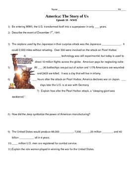 America The Story Of Us Worksheets