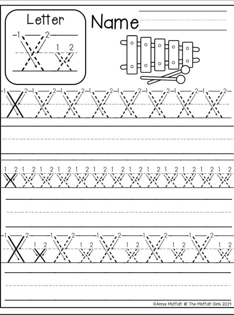 Letter Worksheets For Kindergarten