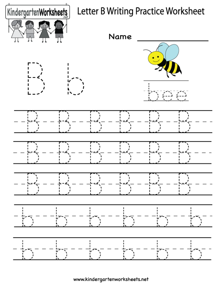 Letter B Worksheets Printable