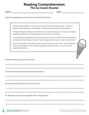 Free Printable 3rd Grade Reading Worksheets