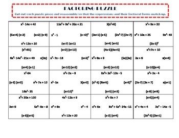 Gcf And Factoring By Grouping Worksheet