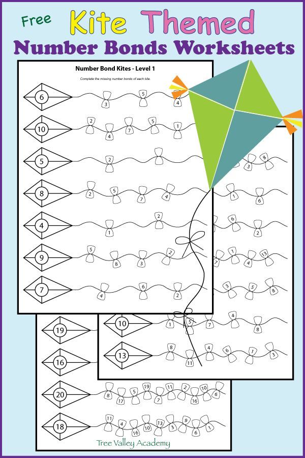 Number Bonds To 20 Worksheet