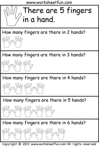 Repeated Addition Worksheets