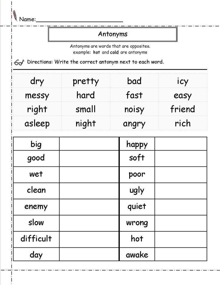 2nd Grade English Worksheets