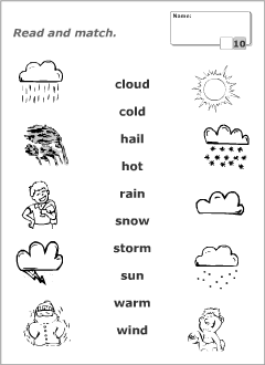 Printable Weather Worksheets Pdf