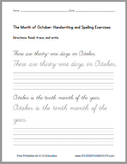 Cursive Handwriting Worksheets Pdf