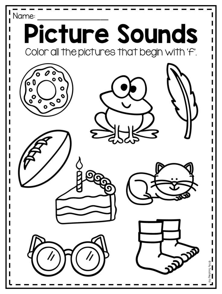 Letter F Worksheets For Toddlers