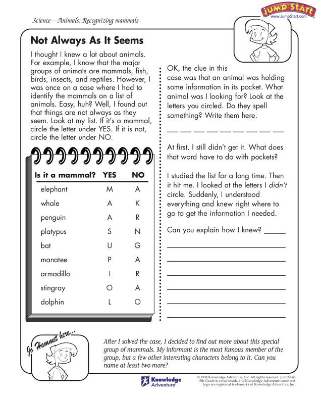 5th Grade Science Worksheets Pdf