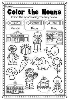 Nouns Worksheet For Grade 1 Pinterest