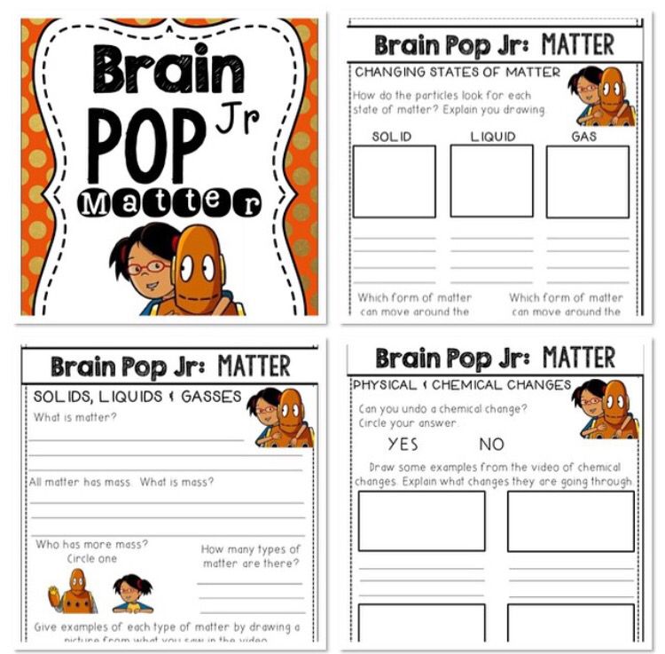 Brainpop States Of Matter Worksheet Answers