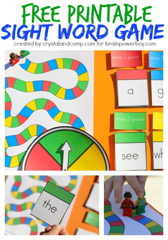 Rainbow Sight Words Printable Free