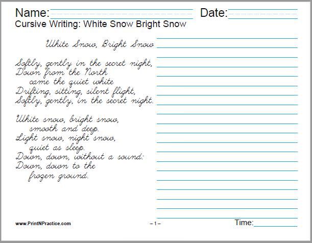 Practice Cursive Writing Worksheets For Adults Pdf