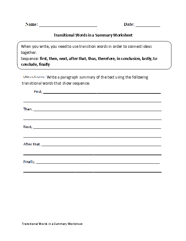 Linking Words Worksheet 3rd Grade