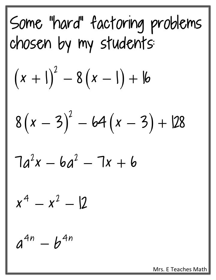 Hard Math Problems For 7th Graders