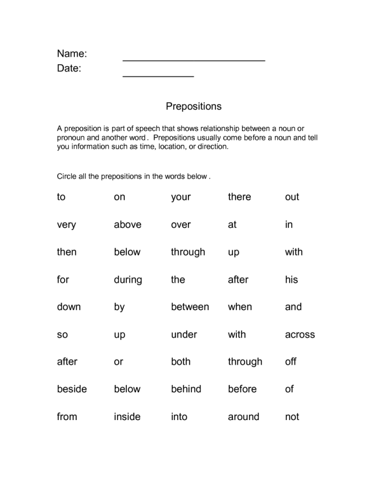 4th Grade Adjective Phrase Worksheet