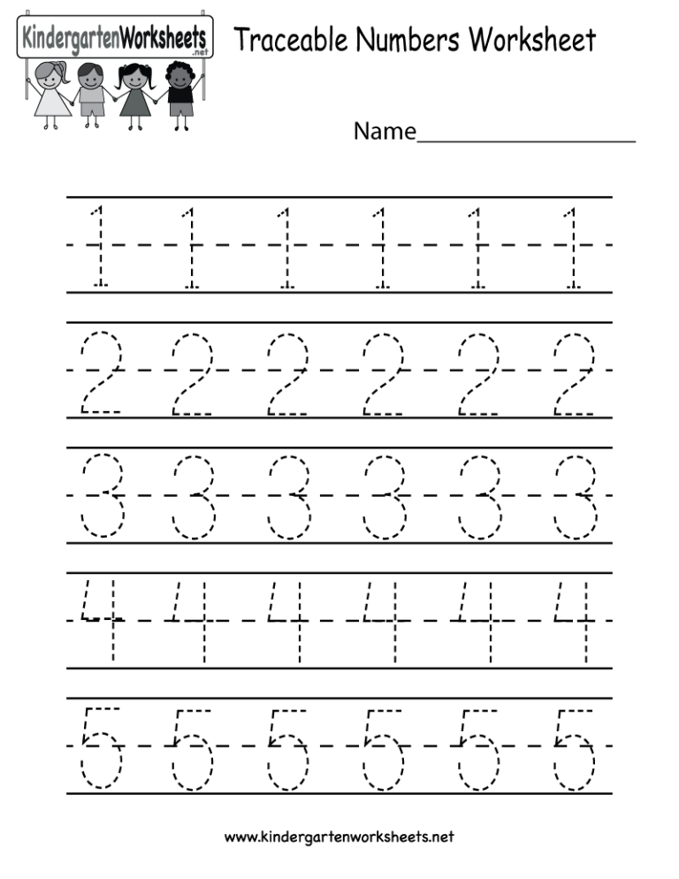 Numbers Printables For Toddlers