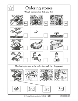 1st Grade Free Printable Sequencing Worksheets