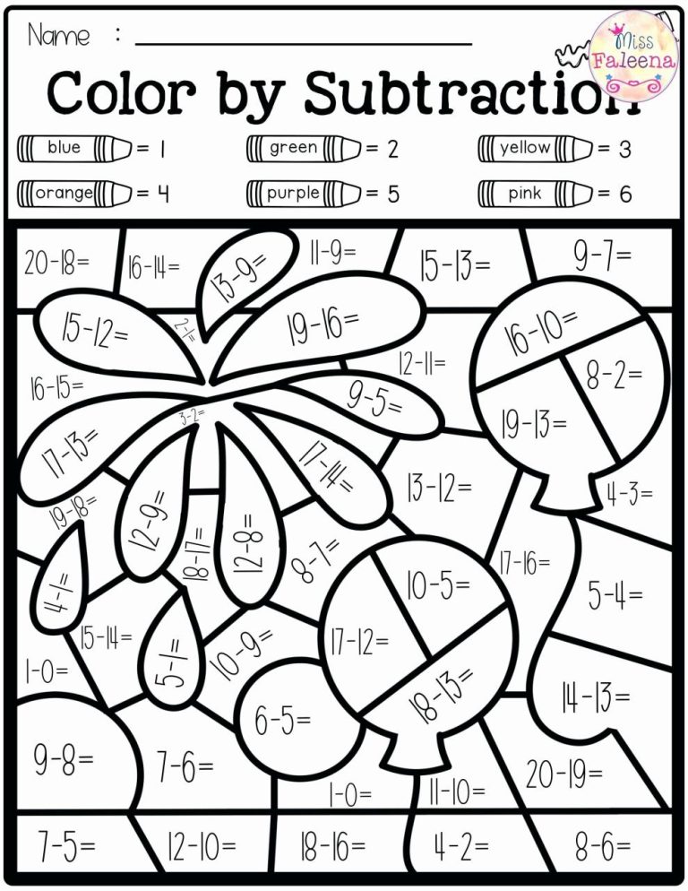 Math Coloring Worksheets 2nd Grade