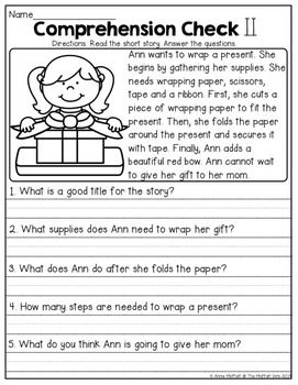 First Grade Context Clues Worksheets 1st Grade