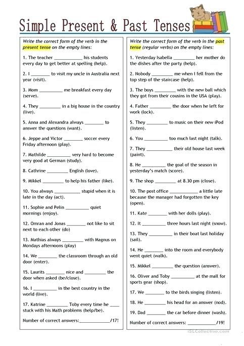 4th Grade English Worksheets With Answers