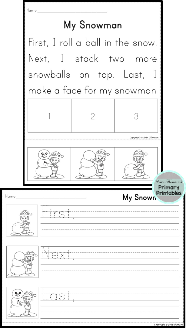 Sequencing Events In A Story Worksheets