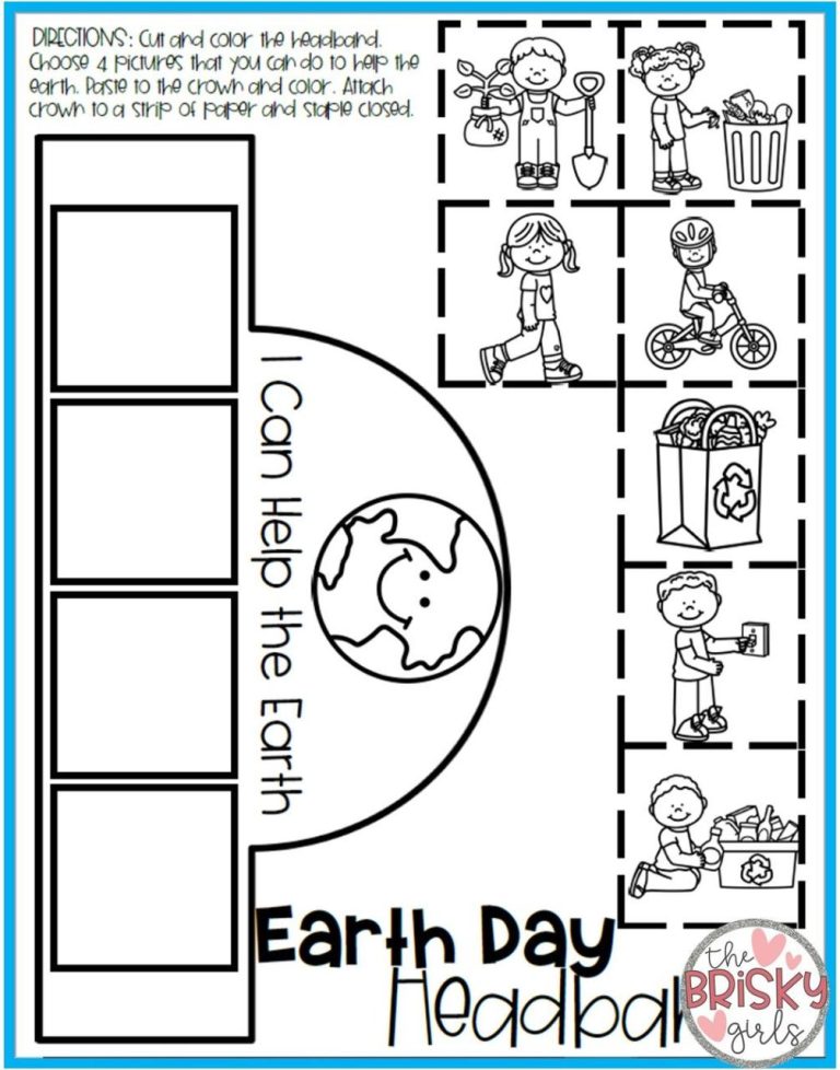 Earth Day Worksheets For Kids