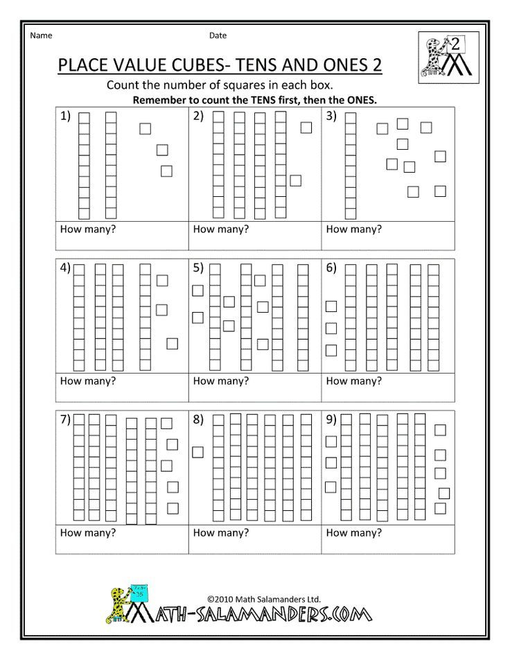 2nd Grade Place Value Worksheets For Grade 1