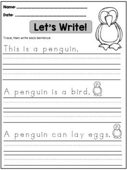 Printable 1st Grade Handwriting Sheets