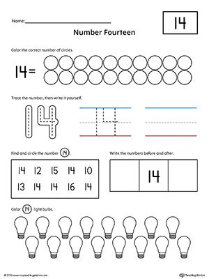 Number Recognition Worksheets For Preschoolers