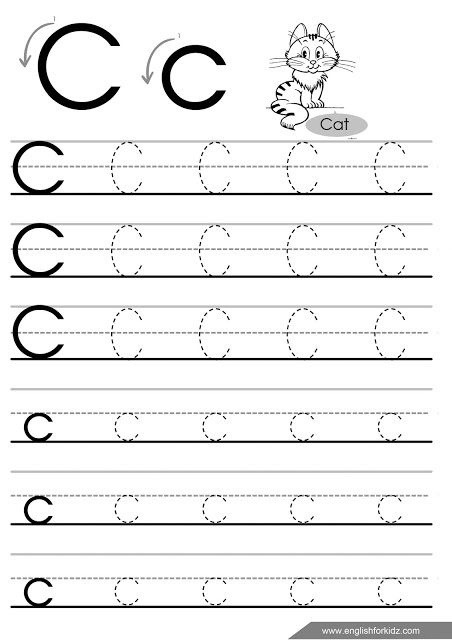 Tracing Letters C And D