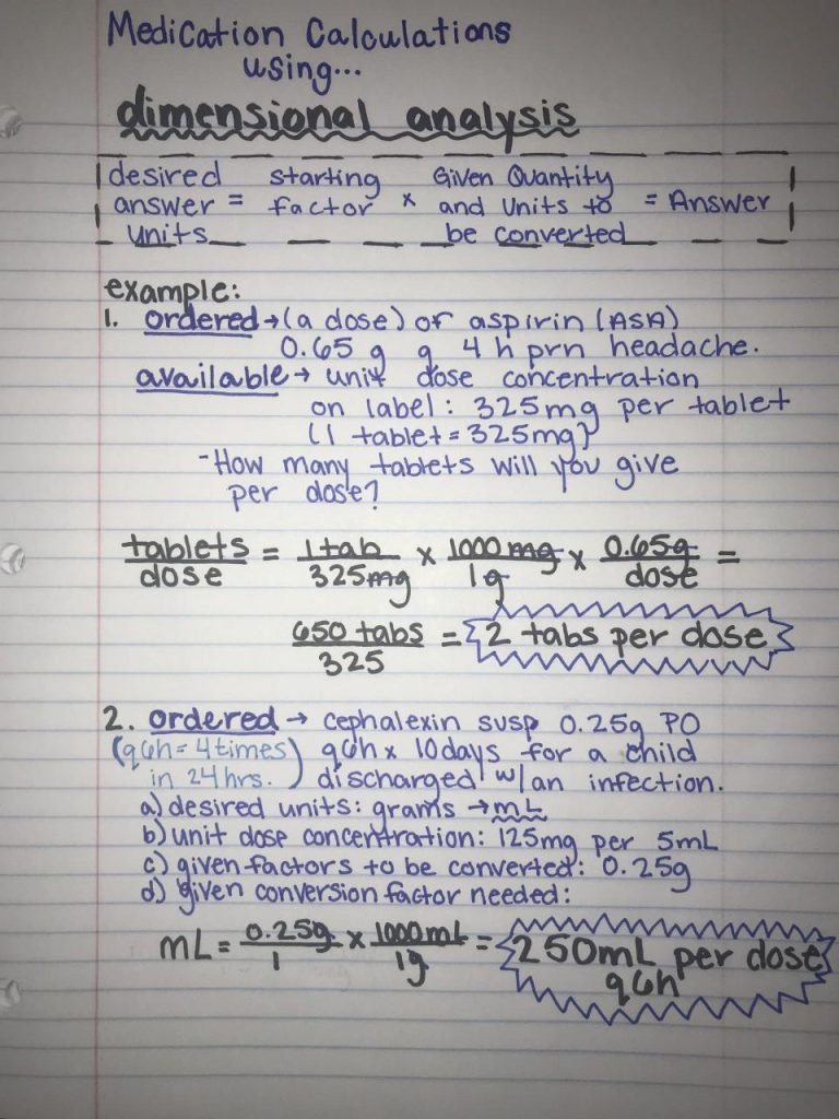 Unit Conversion Dimensional Analysis Worksheet Answers