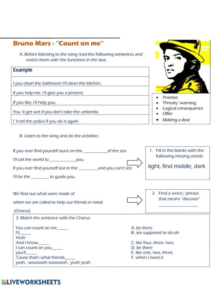 First Conditional Worksheet A2