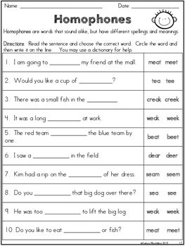 3rd Grade Phonics Worksheets Grade 2