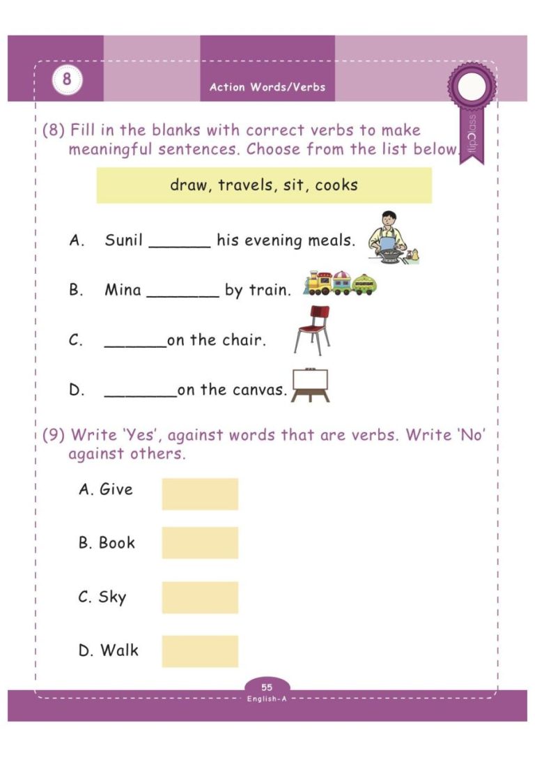 Maths Worksheet For Class 1 Cbse