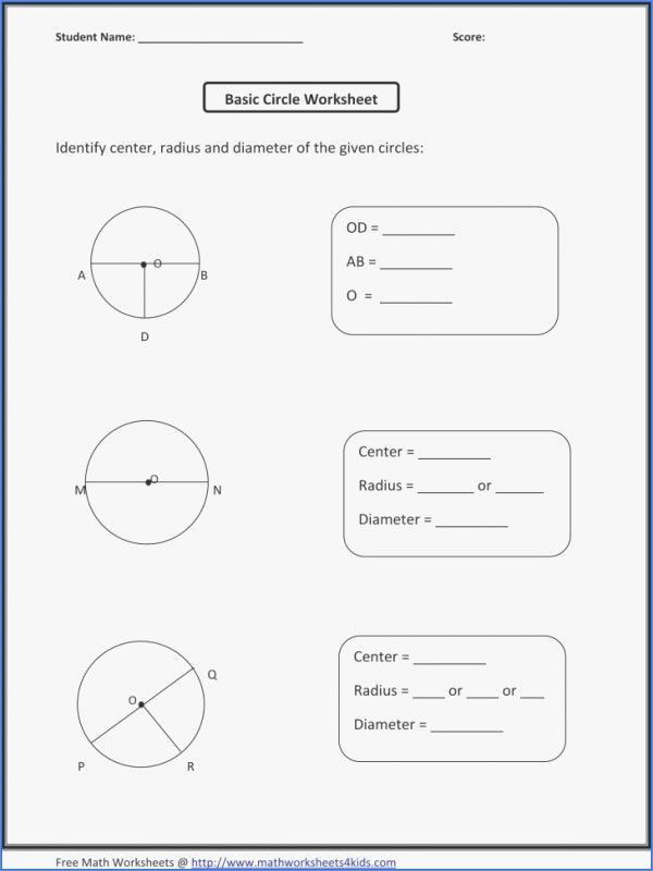 Osmosis Worksheet