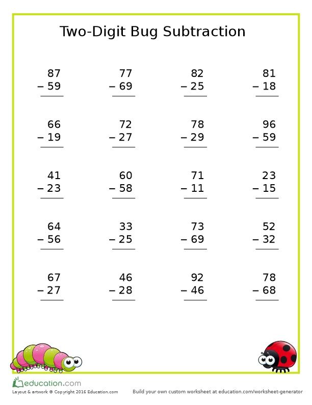 Addition Free 2nd Grade Math Worksheets