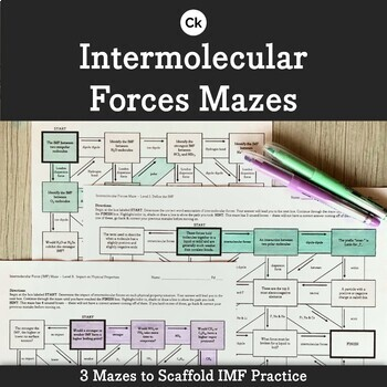 Chemistry Intermolecular Forces Worksheet